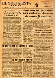 El Socialista Español : órgano central del P.S.O.E. Año IV, núm. 47, agosto de 1950