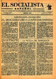 El Socialista Español : órgano central del P.S.O.E. Febrero de 1952