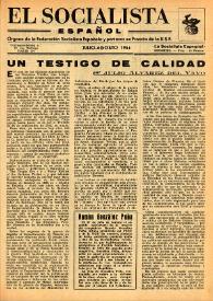 El Socialista Español : órgano central del P.S.O.E. Julio-agosto de 1954