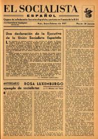 El Socialista Español : órgano central del P.S.O.E. Enero-febrero de 1957