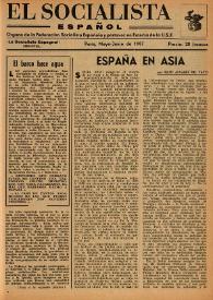 El Socialista Español : órgano central del P.S.O.E. Mayo-junio de 1957