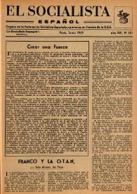 El Socialista Español : órgano central del P.S.O.E. Año XIII, núm. 121, junio de 1959