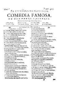 La española de Florencia. Comedia famosa