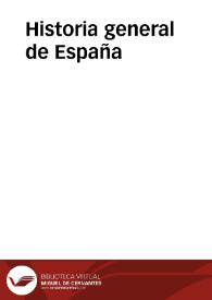 Historia general de España