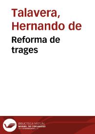 Reforma de trages