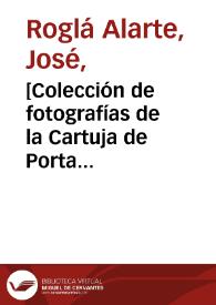 [Colección de fotografías de la Cartuja de Porta Coeli] [Material gráfico]