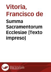 Summa Sacramentorum Ecclesiae