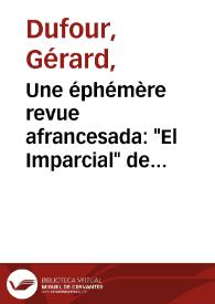 Une éphémère revue afrancesada: 