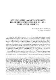 De nuevo sobre la castellanización del resultado mediopalatal de -LY- en el leonés medieval 