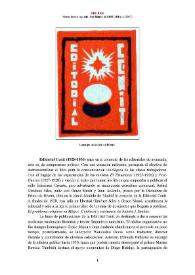 Editorial Cenit (1928-1936) [Semblanza]