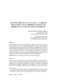 Antonio Bergnes de las Casas, un editor para todos. De los primeros pasos en el gremio a El Museo de Familias (índices)