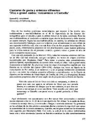 Cantares de gesta y crónicas alfonsíes: 'Mas a grand ondra - tornaremos a Castiella' 