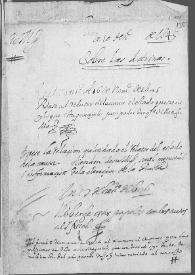 [Decreto del Consejo de Indias sobre la causa y los autos de las doctrinas]. Madrid, 16 de noviembre de 1645