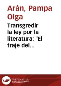 Transgredir la ley por la literatura: 