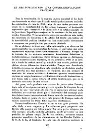 El mes diplomático: ¿Una contrarrevolución francesa?