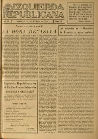 Izquierda Republicana. Año III, núm. 18, 15 de enero de 1946