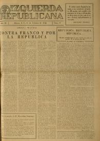 Izquierda Republicana. Año III, núm. 19, 15 de febrero de 1946