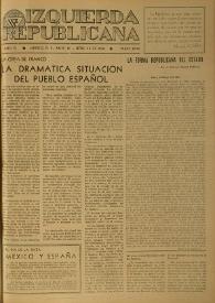 Izquierda Republicana. Año III, núm. 25-26, 15 de agosto-15 de septiembre 1946