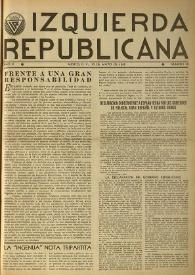 Izquierda Republicana. Año V, núm. 38, 10 de mayo de 1948