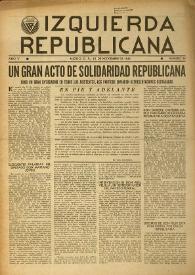 Izquierda Republicana. Año V, núm. 44, 10 de noviembre de 1948