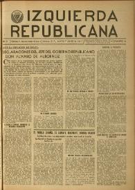 Izquierda Republicana. Año IX, núm. 71, mayo-junio de 1951