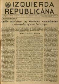 Izquierda Republicana. Año XIV, núm. 82, enero de 1953