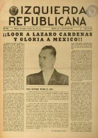 Izquierda Republicana. Año XVIII, núm. 106, mayo de 1957