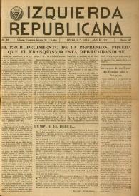 Izquierda Republicana. Año XVIII, núm. 107, junio-julio de 1957