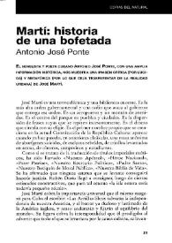 Martí: historia de una bofetada