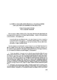 La poética de José Asunción Silva y sus relaciones con las poéticas españolas del siglo XIX 