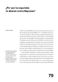 ¿Por qué los españoles se alzaron contra Napoleón?