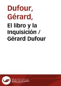 El libro y la Inquisición