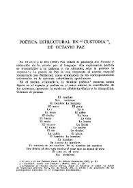 Poética estructural en 