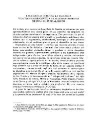 Las ciencias ocultas, la teología y la técnica dramática en algunas comedias de Juan Ruiz de Alarcón