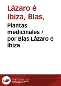 Plantas medicinales