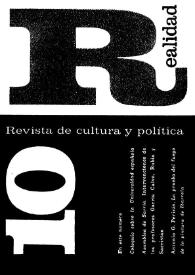 Realidad : revista de cultura y política. Núm. 10, junio 1966