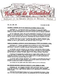 Noticias de Actualidad. Núm. 152, 9 de julio de 1950