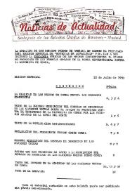 Noticias de Actualidad. Edición especial, 12 de julio de 1950