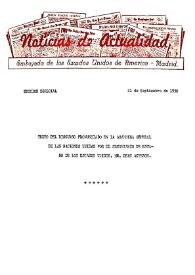 Noticias de Actualidad. Núm. 163, 11 de septiembre de 1950