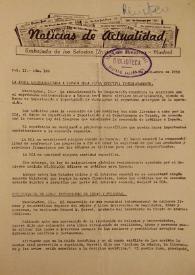 Noticias de Actualidad.  Núm. 186, 16 de noviembre de 1950