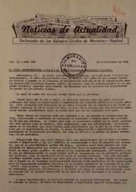 Noticias de Actualidad. Núm. 188, 20 de noviembre de 1950