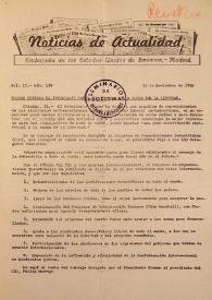 Noticias de Actualidad. Núm. 189, 22 de noviembre de 1950