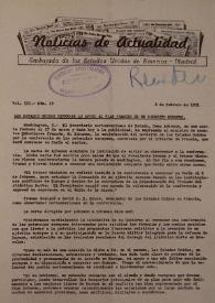 Noticias de Actualidad. Núm. 19, 6 de febrero de 1951