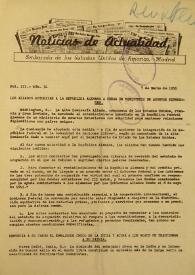 Noticias de Actualidad. Núm. 34, 7 de marzo de 1951