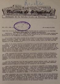 Noticias de Actualidad.  Núm. 40 , 26 de marzo de 1951