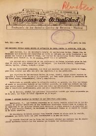 Noticias de Actualidad.  Núm. 46, 9 de abril de 1951