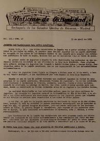 Noticias de Actualidad. Núm. 47, 11 de abril de 1951