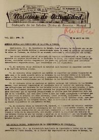 Noticias de Actualidad. Núm. 54, 26 de abril de 1951