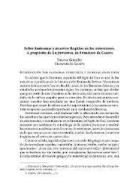 Sobre fantasmas y muertos fingidos en los entremeses. A propósito de 