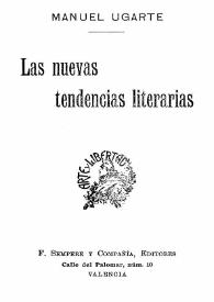 Las nuevas tendencias literarias